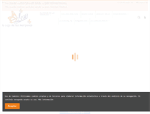Tablet Screenshot of lacajadelasmariposas.com